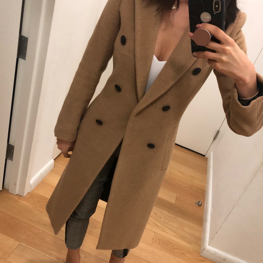 Rag and Bone Faye Camel Coat